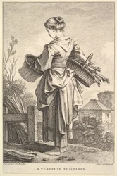 De verkoper van selderij