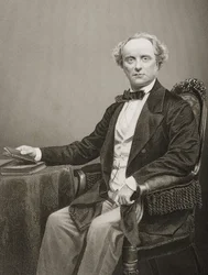 Charles John Kean, gegraveerd door D.J. Pound van een foto, uit 