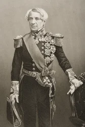 Edmund Lyons (1790-1858) gegraveerd door D.J. Pound van een foto, uit 