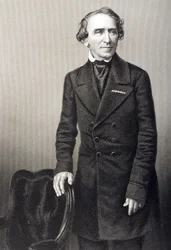 Giacomo Meyerbeer gegraveerd door D.J. Pound van een foto, uit 