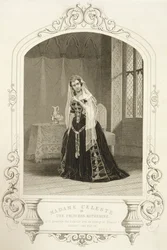 Madame Celeste als de Prinses Katherine, Act V Scene 2 van 