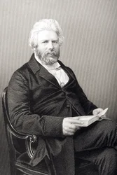 Robert Chambers (1802-71), gegraveerd door D.J. Pound van een foto, uit 
