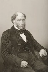 Sir Archibald Alison (1792-1867) gegraveerd door D.J. Pound van een foto, uit 
