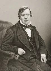 William Scholefield (1809-67) gegraveerd door D.J. Pound van een foto, uit 