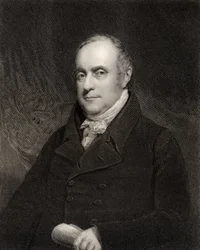 Sir Benjamin Hobhouse, 1e Baronet, gegraveerd door John Cochran, uit 