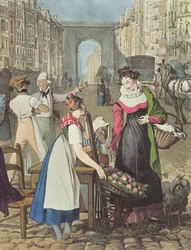 De Kleine Fruitenverkoopster, 1822