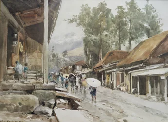 Een regenachtige dag in Nikko