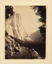 El Capitan vanaf het pad, Yosemite