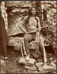 Yellow Bear, van de Muscogee Nation in Okmulgee