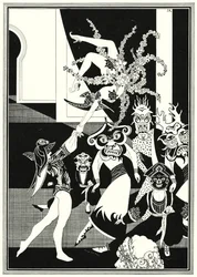 Illustratie voor Het Verhaal van Aladdin en de Wonderlamp