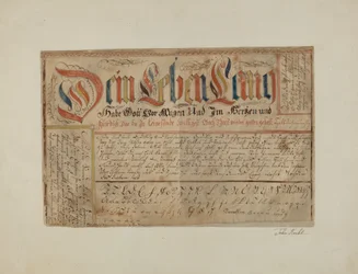 Fractur Verlichte Schrift