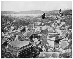 Kafarnaüm, Galilea, Palestina, eind 19e eeuw