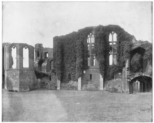 Kasteel Kenilworth, Engeland, late 19e eeuw