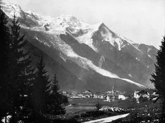 Mont Blanc vanuit Zwitserland, 1893