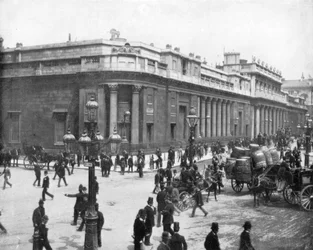 De Bank of England, Londen, eind 19e eeuw