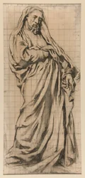 Studie voor Trinity Church: Jeremia