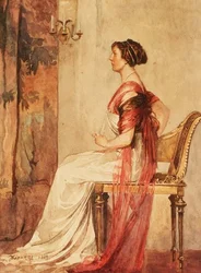 Zittende Vrouw