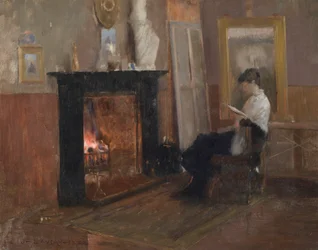 Een rustige dag in het atelier