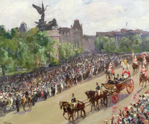 Een staatsprocessie, Hyde Park Corner