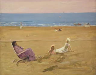 Op het strand