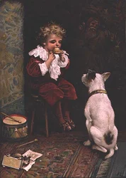 Kleine Jack Horner, uit een geïllustreerd boek met kinderrijmpjes