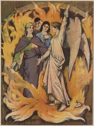 De mannen in de vurige oven