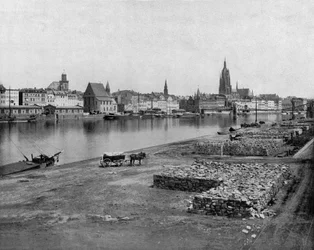 Frankfurt aan de Main in Duitsland, ca. 1900