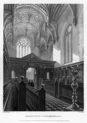 Brazen Nose Brasenose College Chapel, Universiteit van Oxford, 1835