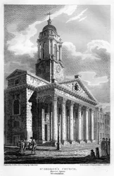 St. Georges Kerk, Hanover Square, Westminster, Londen, 1810