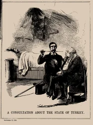 Een Consultatie over de Staat van Turkije. Punch, 17 september 1853