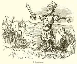 Een vogelverschrikker