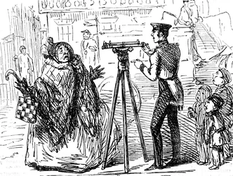 Cartoon door John Leech