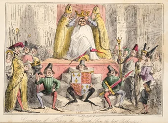 Kroning van Hendrik IV (volgens de beste bronnen), uit 