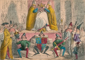 Kroning van Hendrik IV volgens de beste bronnen, 1850