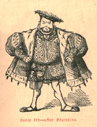 Hendrik VIII - naar Holbein, 1897