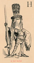 In volle veren, ca. 1860