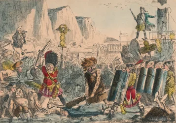 Landing van Julius Caesar, 1850
