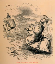 Metius die Titus Manlius irriteert