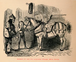 Richard III. en zijn beroemde Charger, White Surrey