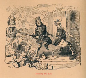 De rekening vereffenen, c1860