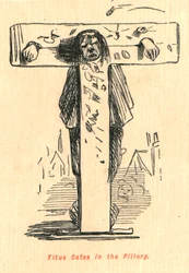 Titus Oates in de schandpaal, 1897