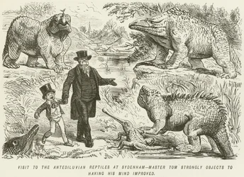 Bezoek aan de Antediluviaanse Reptielen in Sydenham - Meester Tom Verzet Zich Sterk Tegen het Verbeteren van Zijn Geest