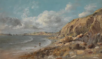 Kustlandschap bij Cullercoats bij Whitley Bay