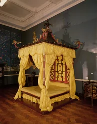 Hemelbed, in Chinese stijl, jaren 1750