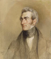 Portret van Chambers Hall, 1835