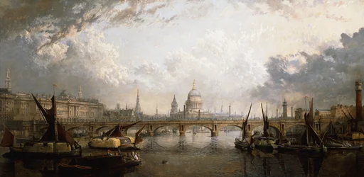 De Theems vanaf Hungerford Bridge