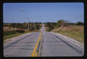 Highway 6, ten westen van Adel, Iowa, VS