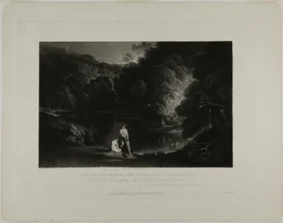 Adam en Eva horen het oordeel van de Almachtige, uit Illustraties van de Bijbel
