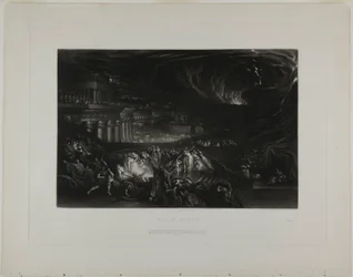 Val van Nineve, uit Illustraties van de Bijbel
