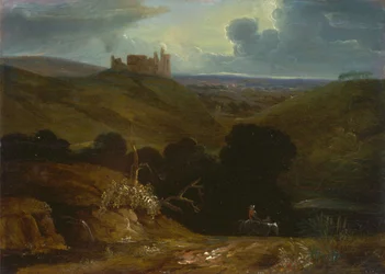 Landschap met een kasteel
